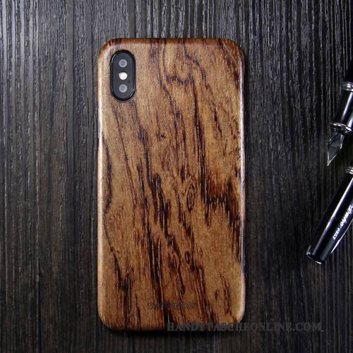 Hülle iPhone X Massivholz Anti-sturz Trendmarke, Case iPhone X Schutz Handyhüllen Schlank