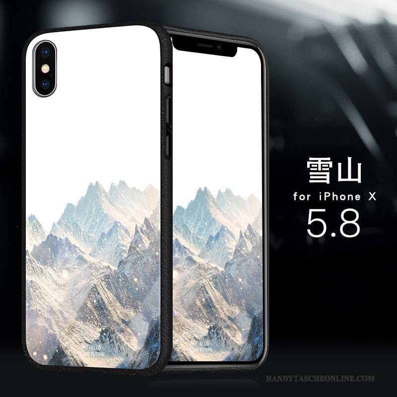 Hülle iPhone X Silikon Trend Schlank, Case iPhone X Taschen Gelb Neu
