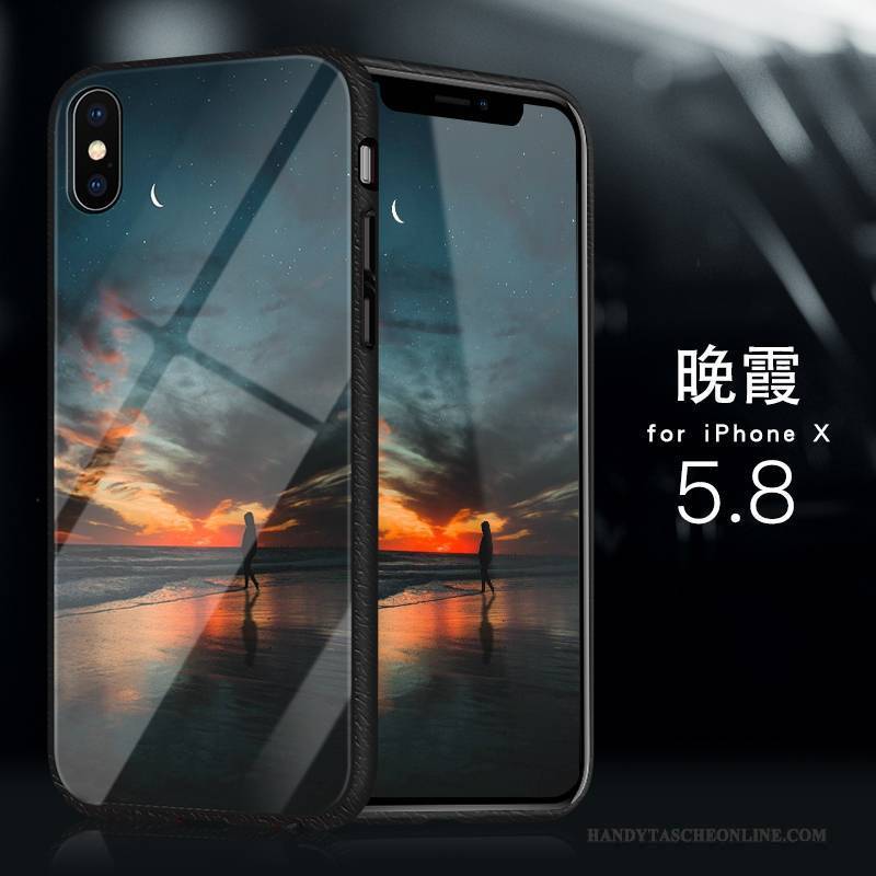 Hülle iPhone X Silikon Trend Schlank, Case iPhone X Taschen Gelb Neu