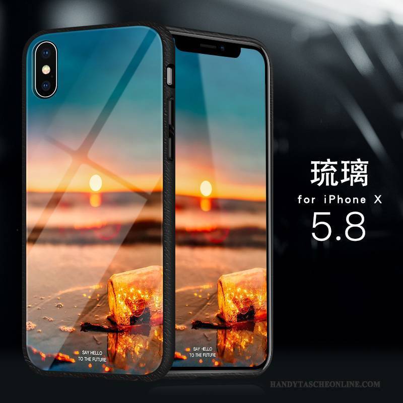 Hülle iPhone X Silikon Trend Schlank, Case iPhone X Taschen Gelb Neu
