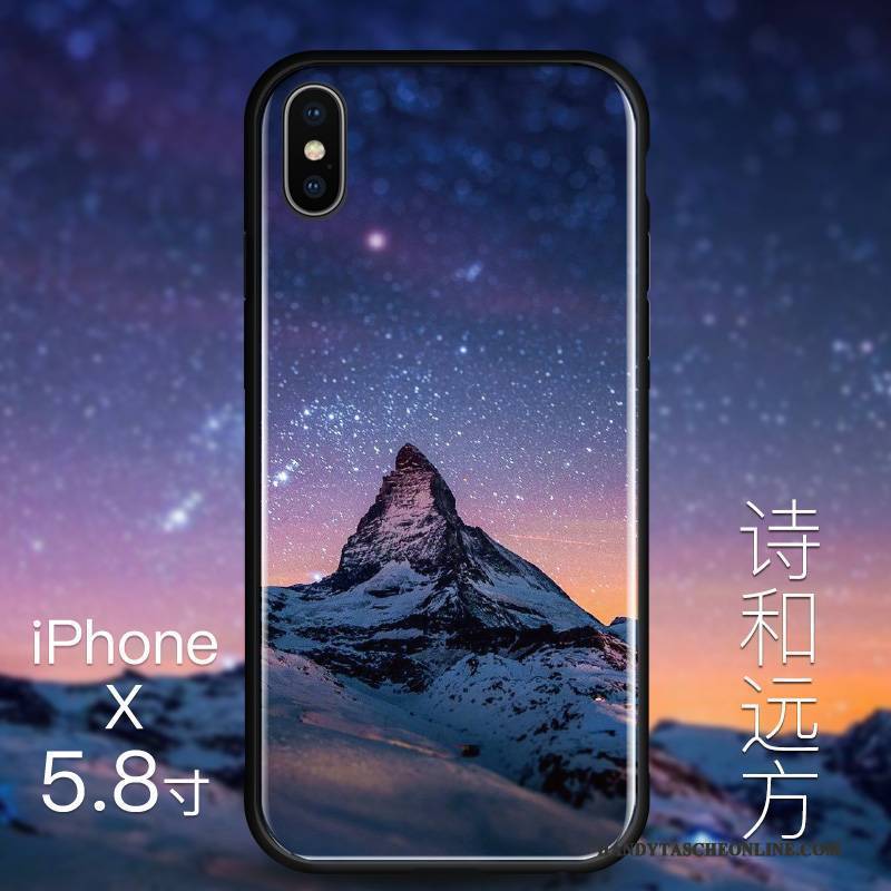 Hülle iPhone X Silikon Trend Schlank, Case iPhone X Taschen Gelb Neu