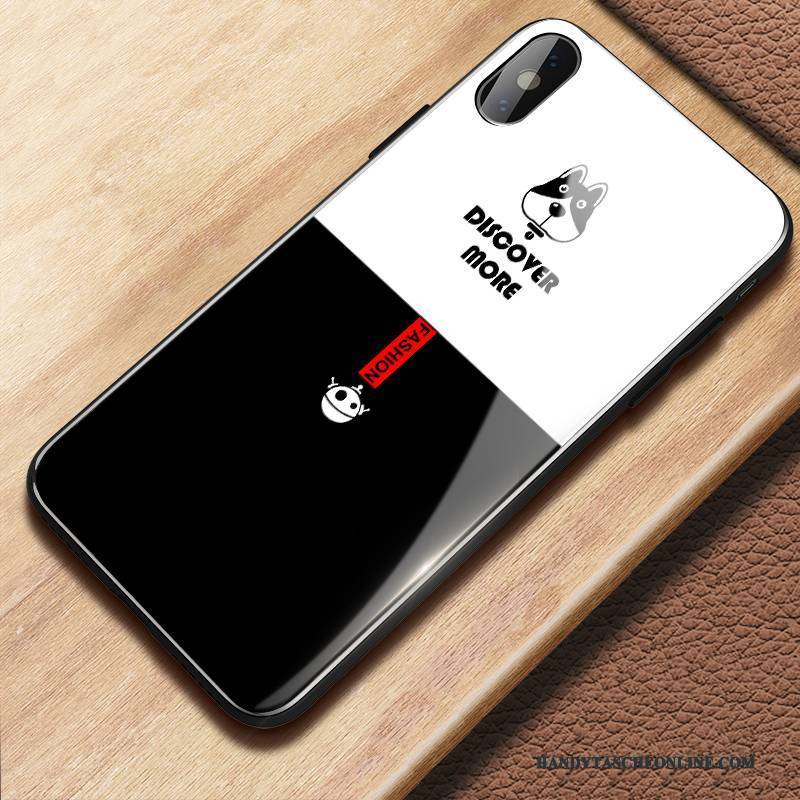Hülle iPhone X Taschen Persönlichkeit Glas, Case iPhone X Kreativ Handyhüllen Trend