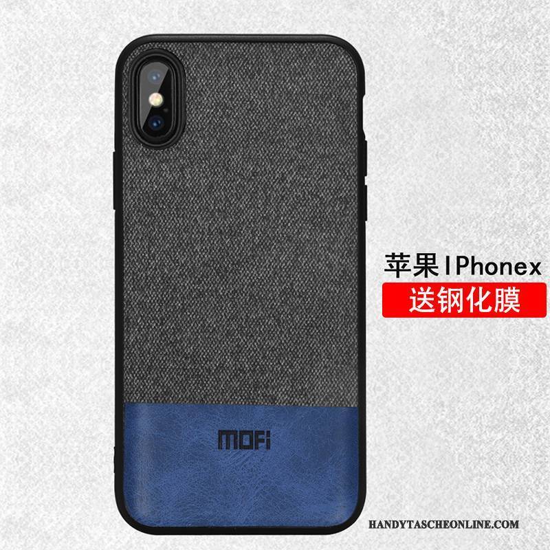 Hülle iPhone X Taschen Trendmarke Anti-sturz, Case iPhone X Farbe Handyhüllen Schlank
