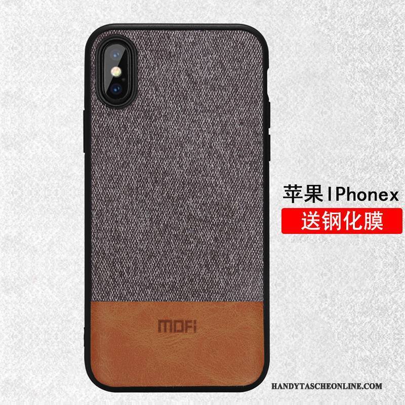 Hülle iPhone X Taschen Trendmarke Anti-sturz, Case iPhone X Farbe Handyhüllen Schlank