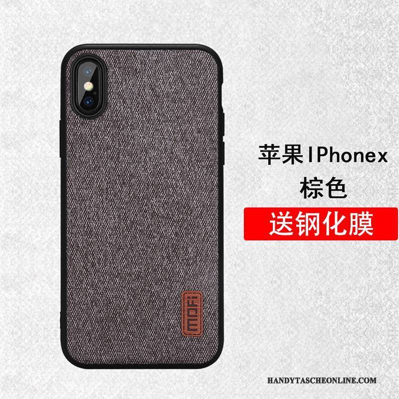 Hülle iPhone X Taschen Trendmarke Anti-sturz, Case iPhone X Farbe Handyhüllen Schlank