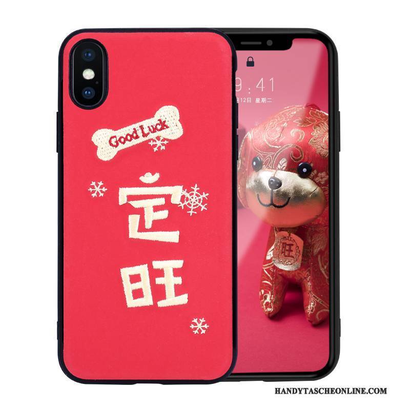 Hülle iPhone X Taschen Trendmarke Anti-sturz, Case iPhone X Farbe Handyhüllen Schlank