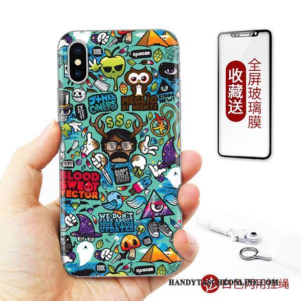 Hülle iPhone X Weiche Neu Handyhüllen, Case iPhone X Farbe Kunst Anti-sturz