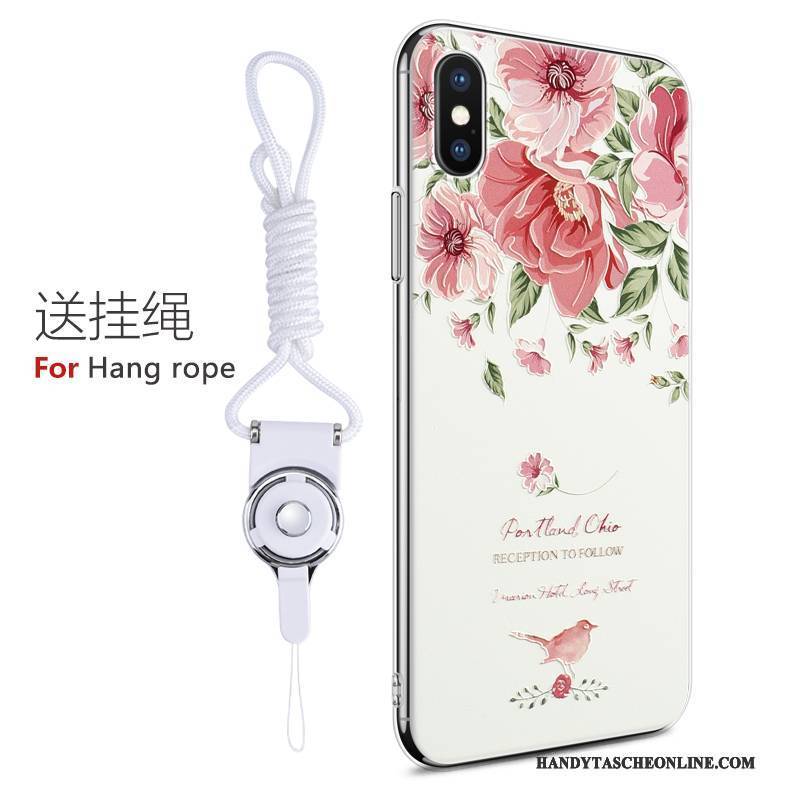 Hülle iPhone X Weiche Persönlichkeit Handyhüllen, Case iPhone X Prägung Neu Nubuck