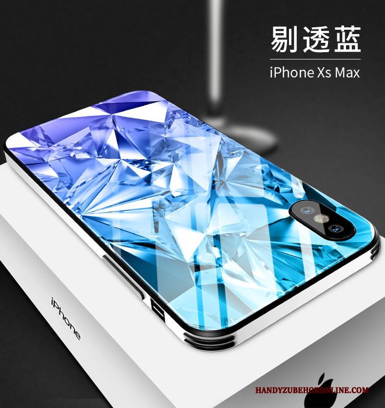 Hülle iPhone Xs Max Silikon Anti-sturz Schlank, Case iPhone Xs Max Taschen Neu Glas