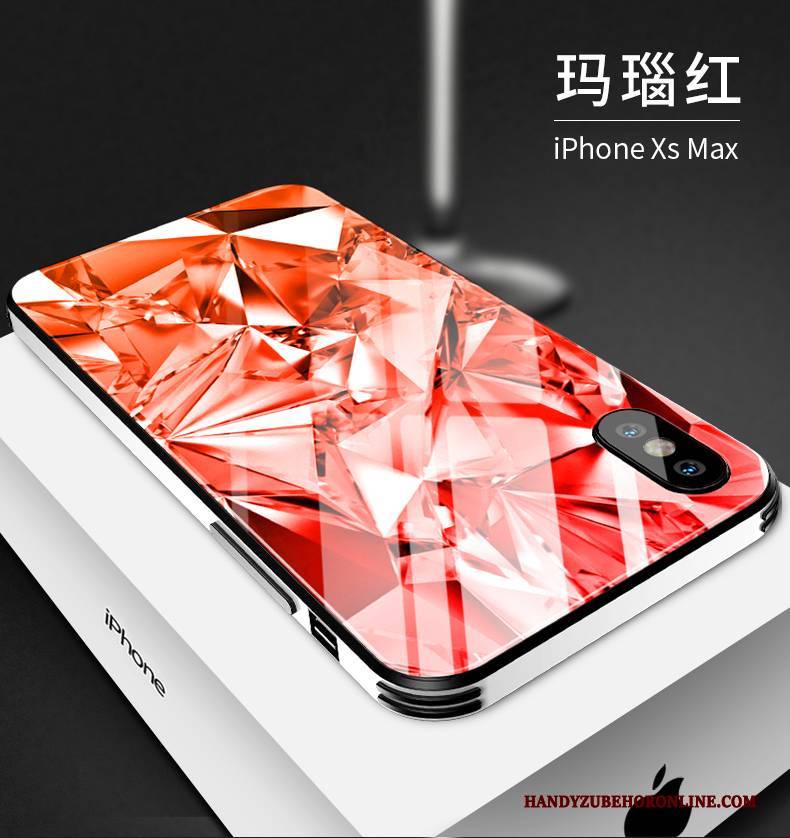 Hülle iPhone Xs Max Silikon Anti-sturz Schlank, Case iPhone Xs Max Taschen Neu Glas