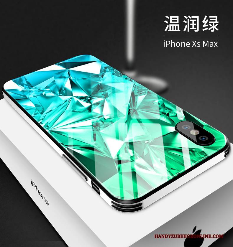Hülle iPhone Xs Max Silikon Anti-sturz Schlank, Case iPhone Xs Max Taschen Neu Glas