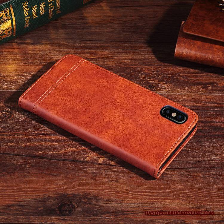 Hülle iPhone Xs Taschen Neu Handyhüllen, Case iPhone Xs Lederhülle