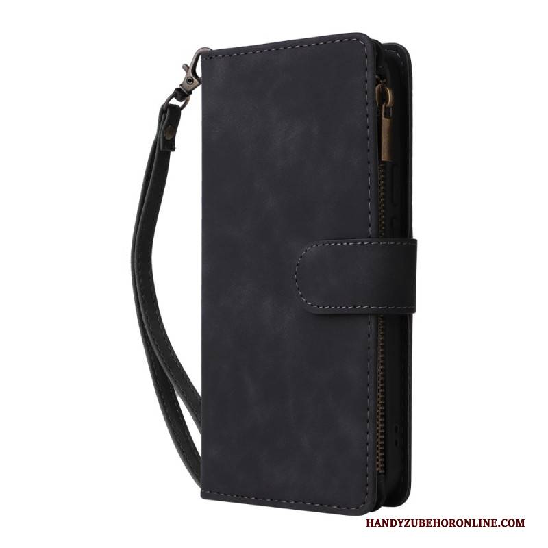 Lederhüllen Für Google Pixel 10 / 10 Pro Geldbörse Mit Reißverschlusstasche