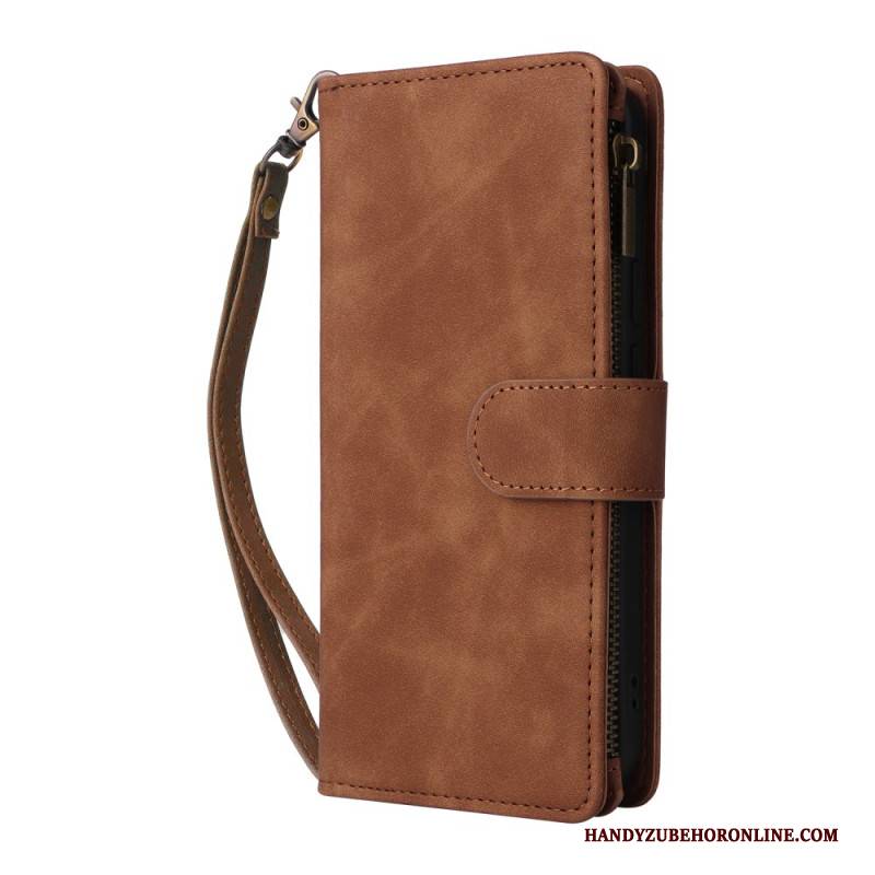 Lederhüllen Für Google Pixel 10 / 10 Pro Geldbörse Mit Reißverschlusstasche