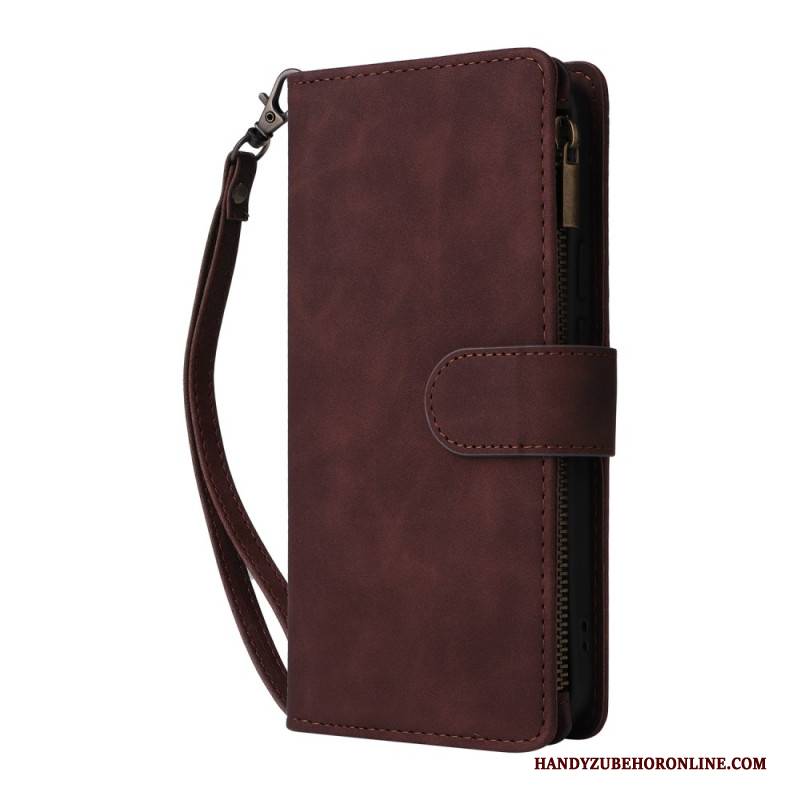 Lederhüllen Für Google Pixel 10 / 10 Pro Geldbörse Mit Reißverschlusstasche