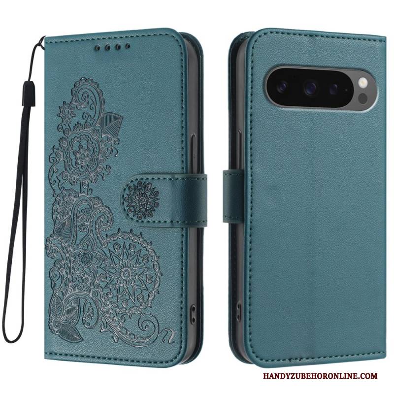 Lederhüllen Für Google Pixel 10 / 10 Pro Spitzenmuster