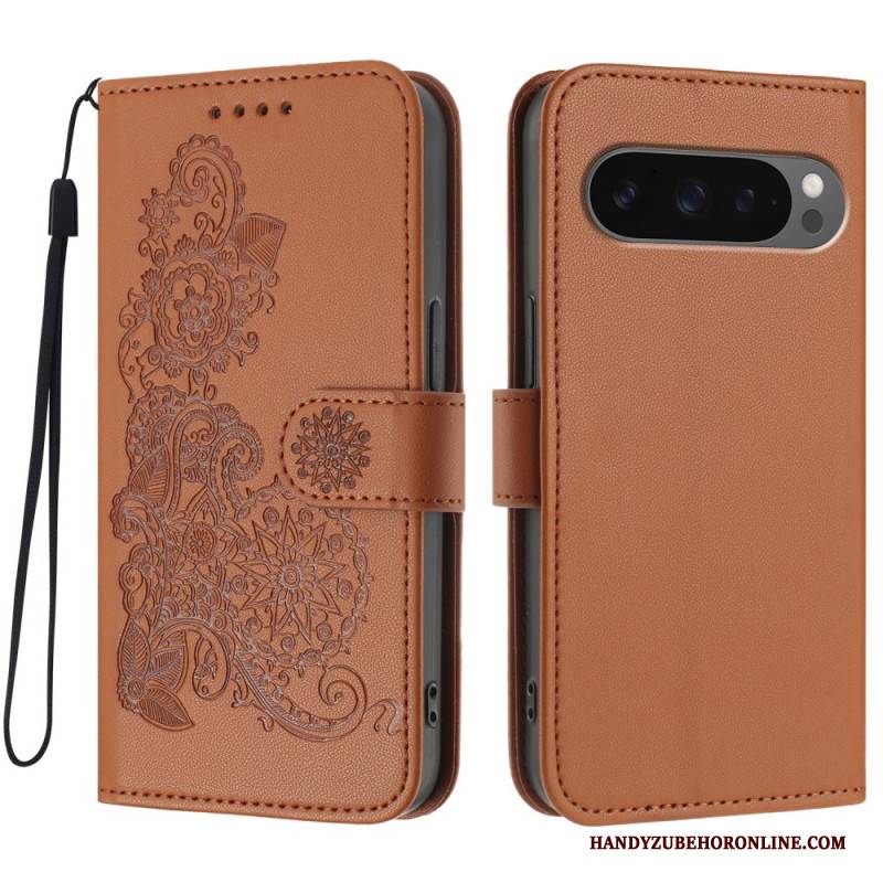 Lederhüllen Für Google Pixel 10 / 10 Pro Spitzenmuster