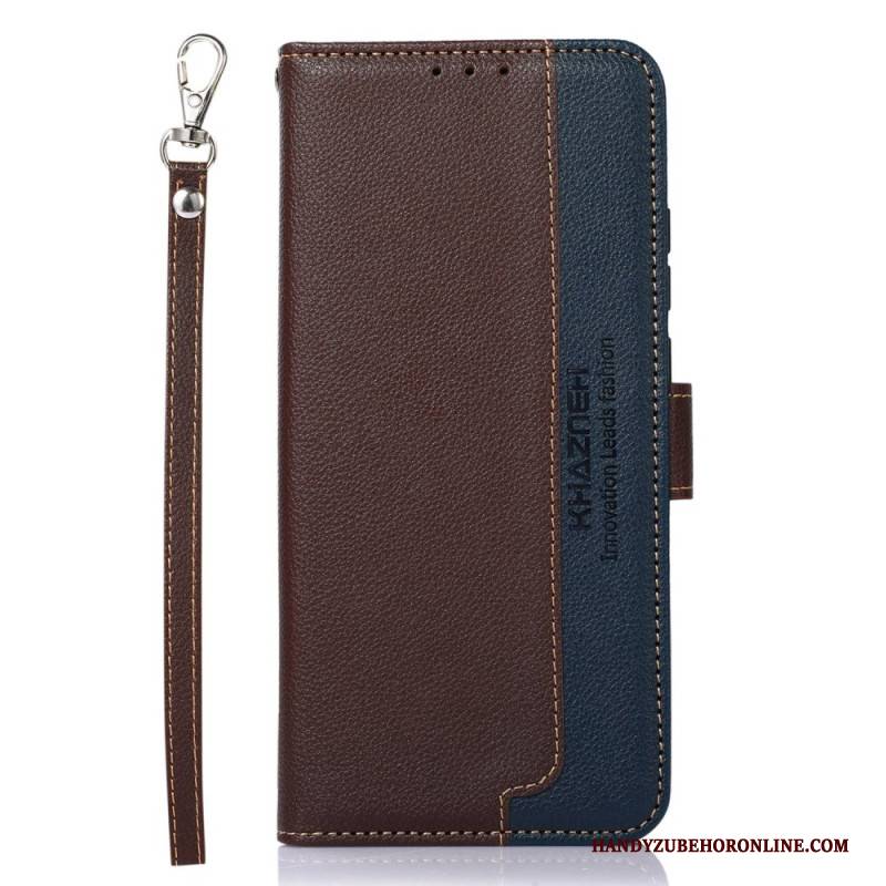 Lederhüllen Für Google Pixel 10a Zweifarbig Khazneh