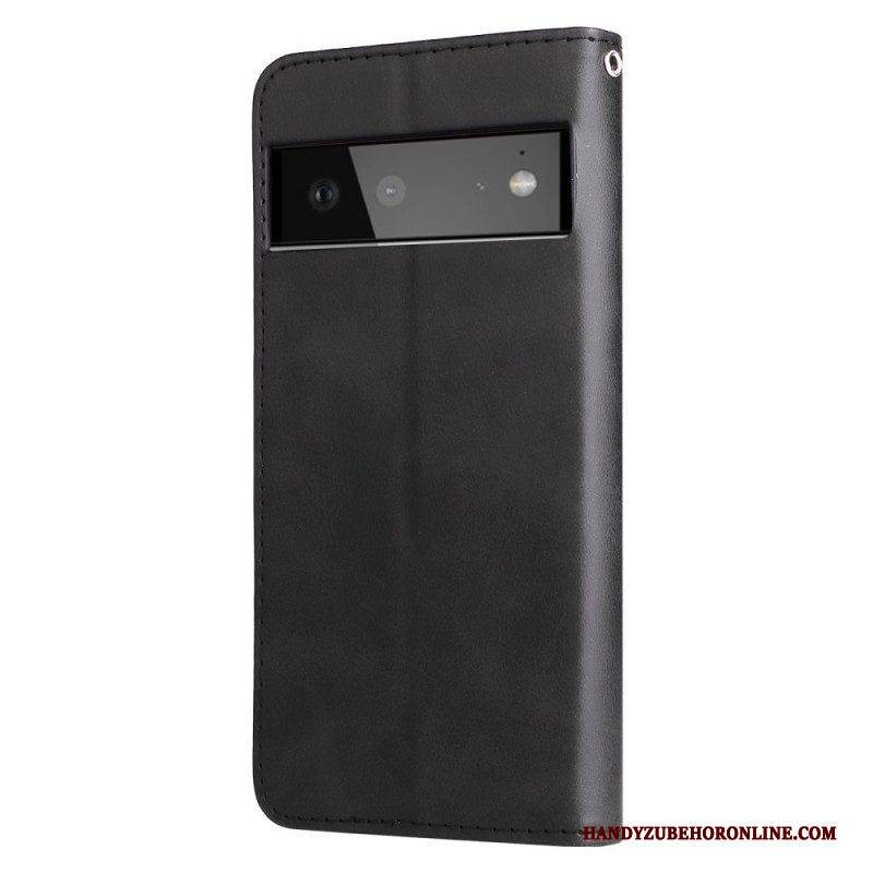 Lederhüllen Für Google Pixel 6 Vintage Geldbörse