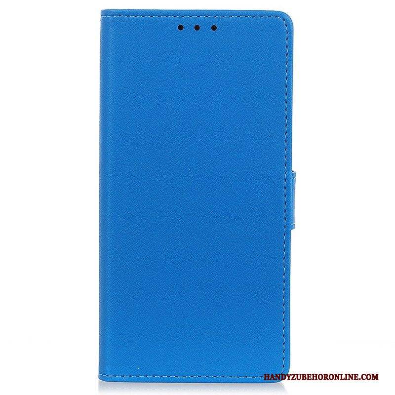 Lederhüllen Für Honor 50 Lite Einfacher Glänzender Ledereffekt