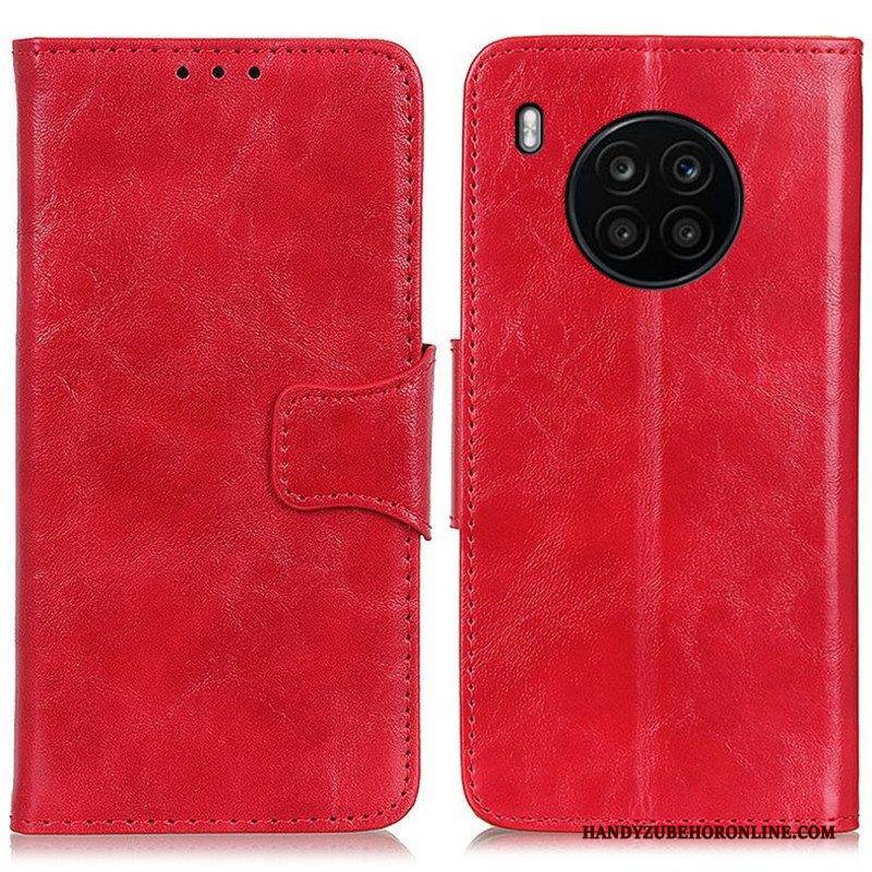 Lederhüllen Für Honor 50 Lite Reversibler Magnetverschluss