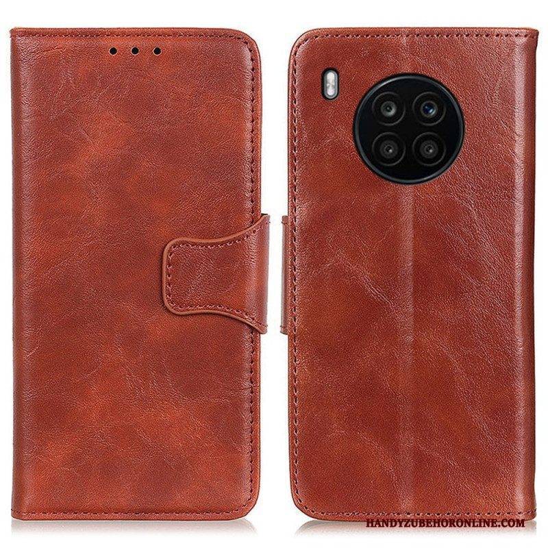 Lederhüllen Für Honor 50 Lite Reversibler Magnetverschluss