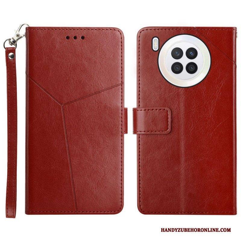 Lederhüllen Für Honor 50 Lite Stil Leder Geo Y Design