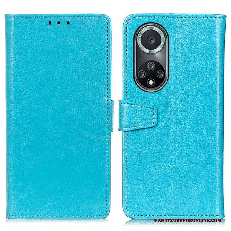 Lederhüllen Für Honor 50 Pro Pro Einfacher Glänzender Ledereffekt