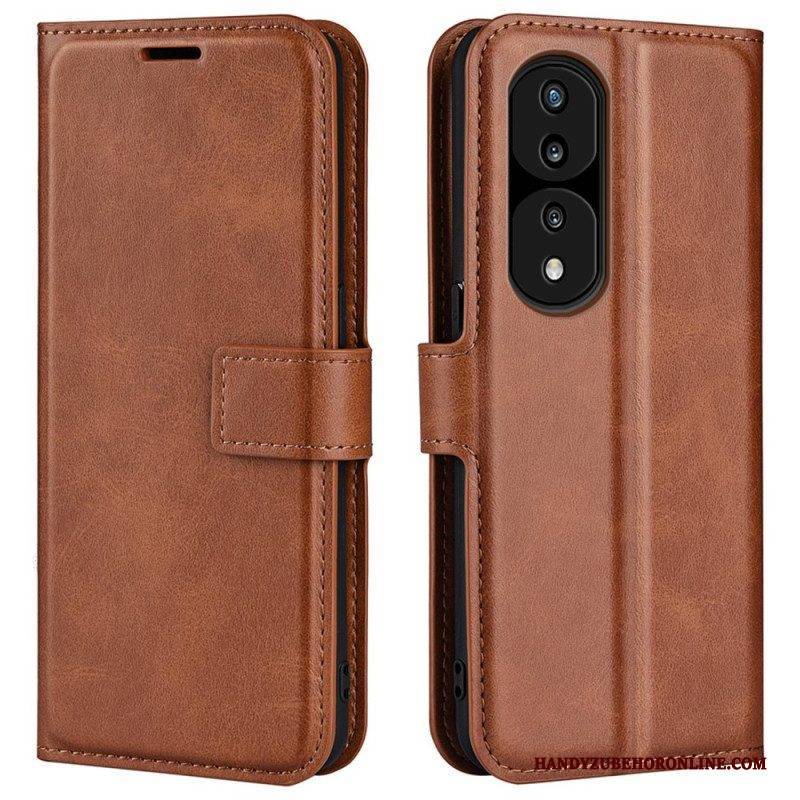 Lederhüllen Für Honor 70 Schlanker. Extremer Ledereffekt