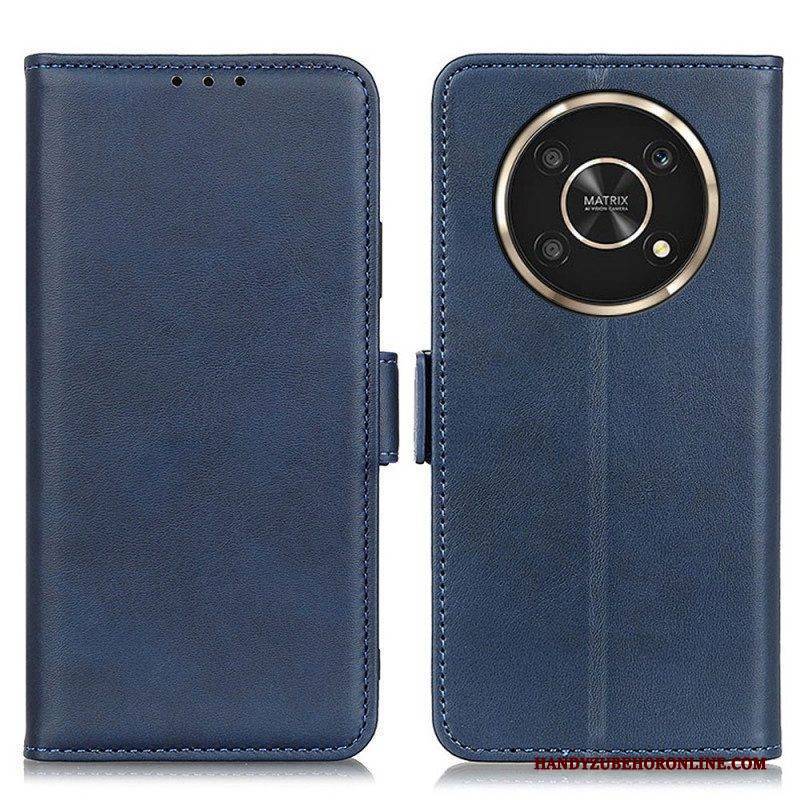 Lederhüllen Für Honor Magic 4 Lite 5G Flip Case Doppelte Klappe