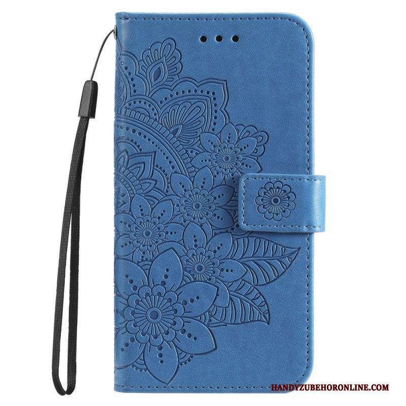 Lederhüllen Für Honor Magic 5 Lite Mit Kordel Riemchen-mandala