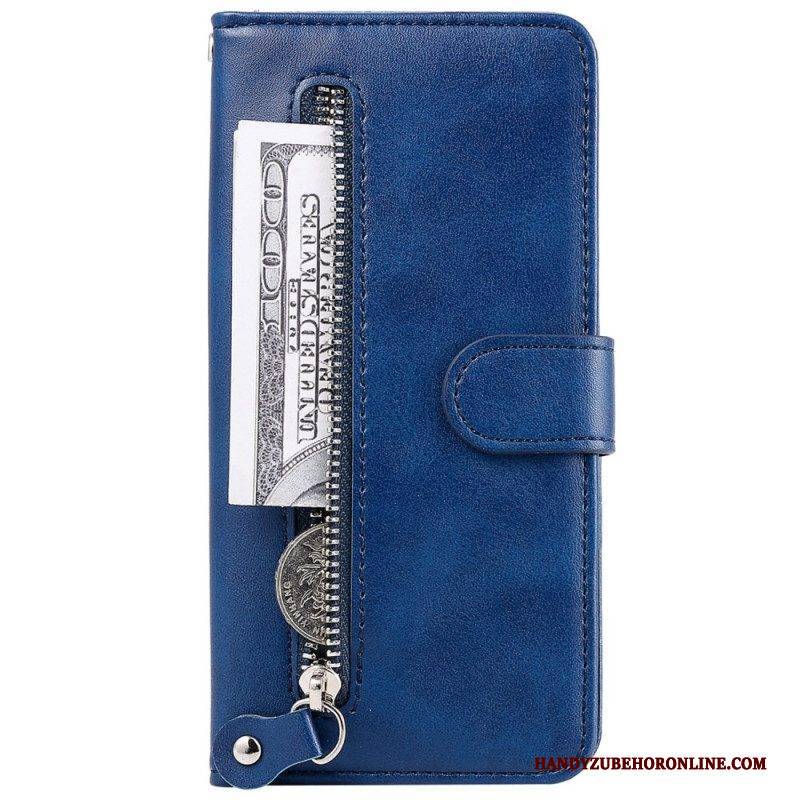 Lederhüllen Für Moto E40 / E30 / E20 Vintage Geldbörse