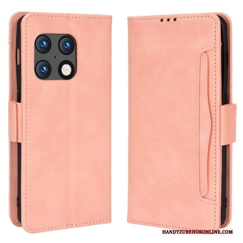Lederhüllen Für OnePlus 10 Pro 5G Multi-card Premier Class