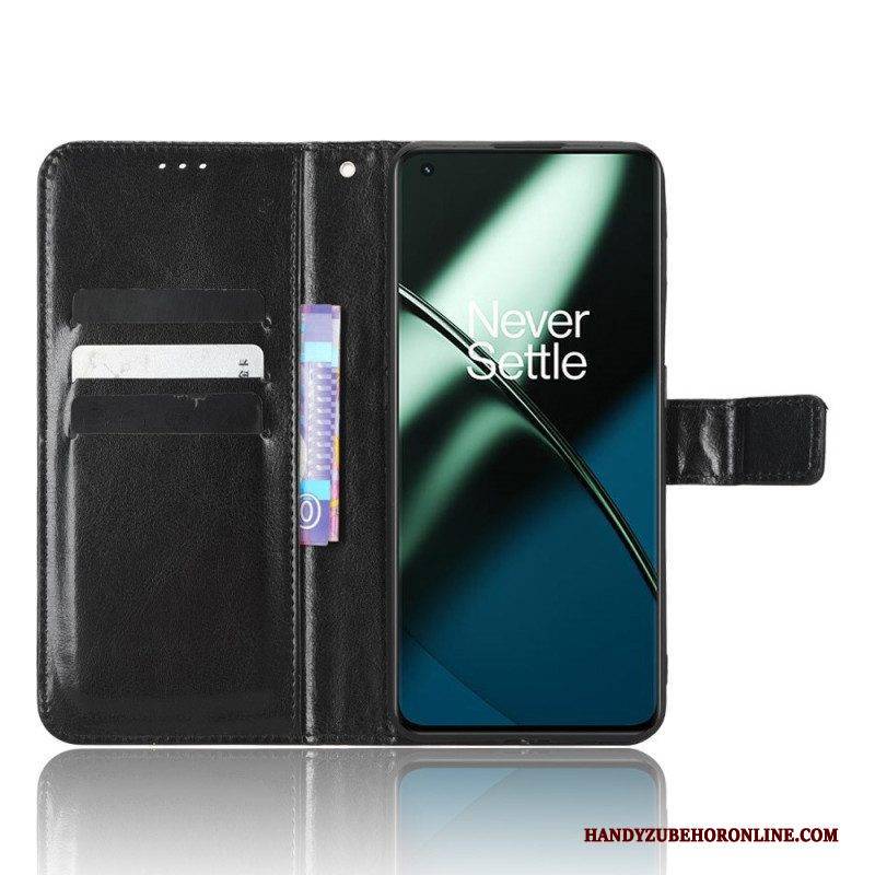 Lederhüllen Für OnePlus 11 5G Auffälliges Kunstleder
