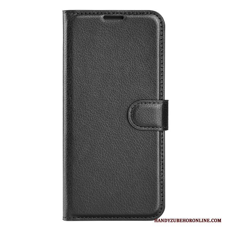 Lederhüllen Für Oneplus 15 Kunstleder In Litschi-optik