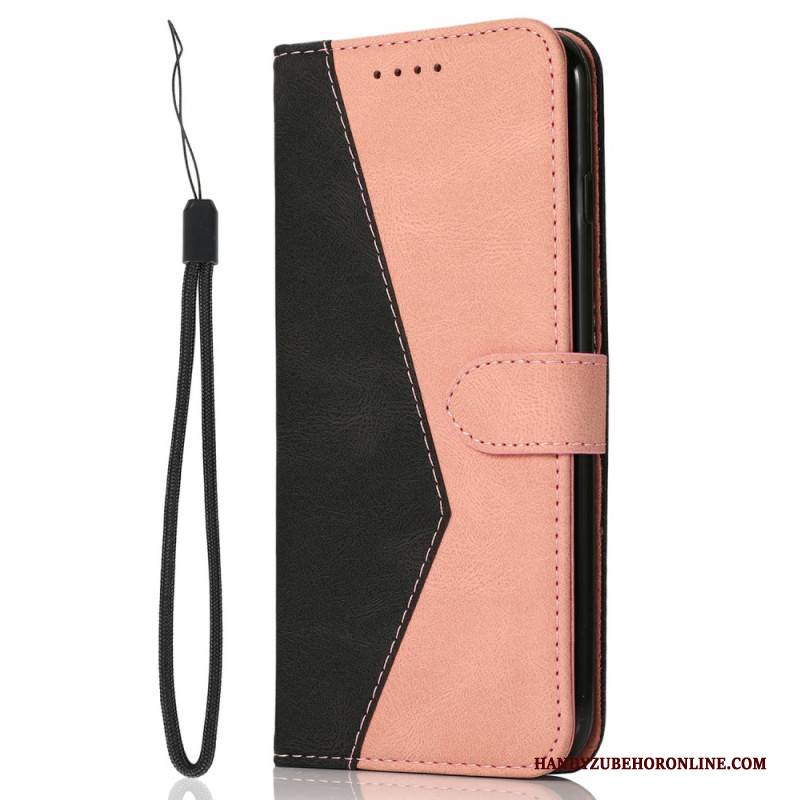 Lederhüllen Für Oneplus 15 Zweifarbiges Design