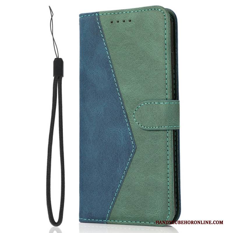 Lederhüllen Für Oneplus 15 Zweifarbiges Design