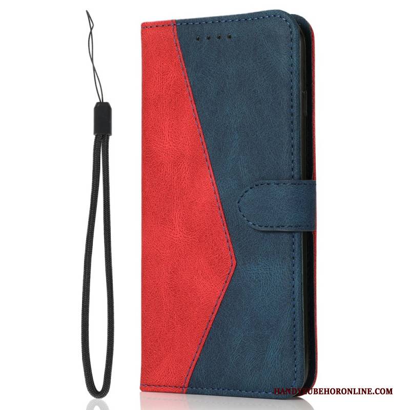 Lederhüllen Für Oneplus 15 Zweifarbiges Design