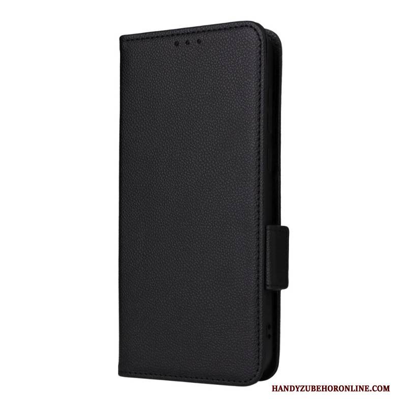 Lederhüllen Für Oneplus 15r Litschi-textur Mit Riemen