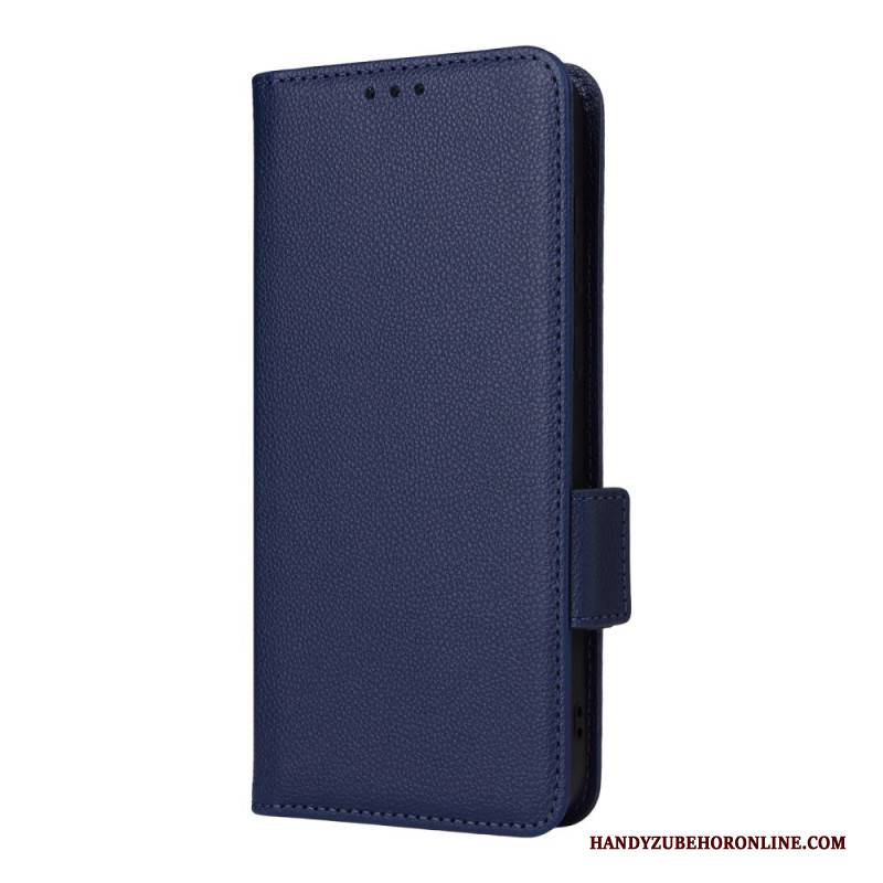 Lederhüllen Für Oneplus 15r Litschi-textur Mit Riemen