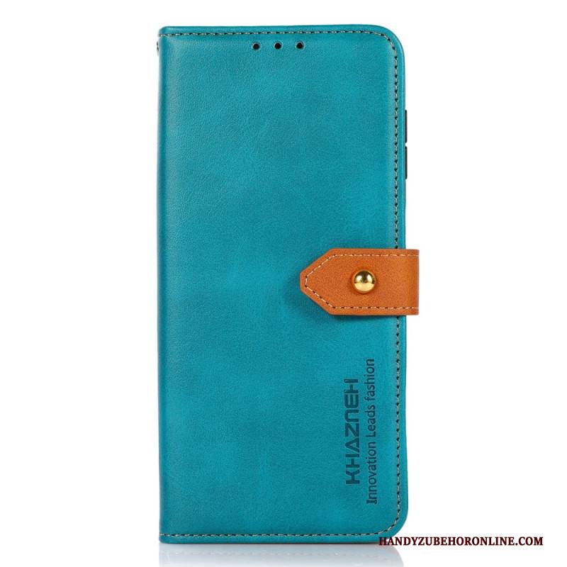 Lederhüllen Für Oneplus Nord 4 Goldverschluss Khazneh