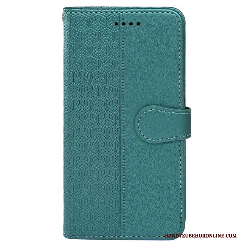 Lederhüllen Für Oneplus Nord 4 Kubisches Muster