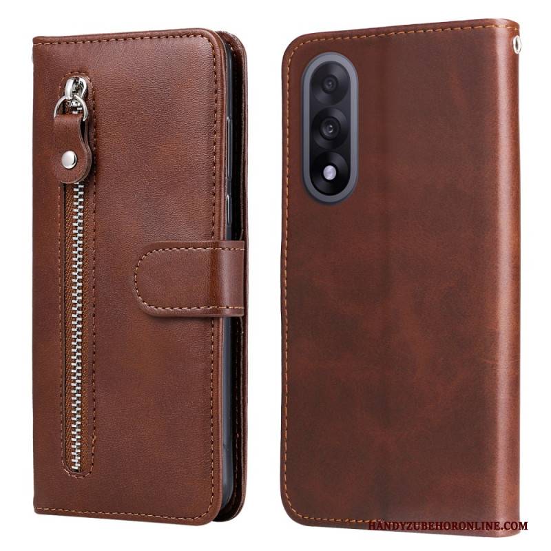 Lederhüllen Für Oneplus Nord 5 Reißverschlusstasche