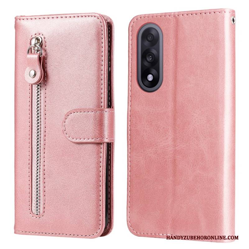 Lederhüllen Für Oneplus Nord 5 Reißverschlusstasche