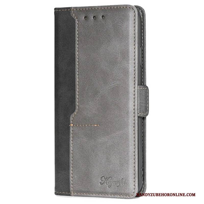 Lederhüllen Für Oneplus Nord 5 Zweifarbig