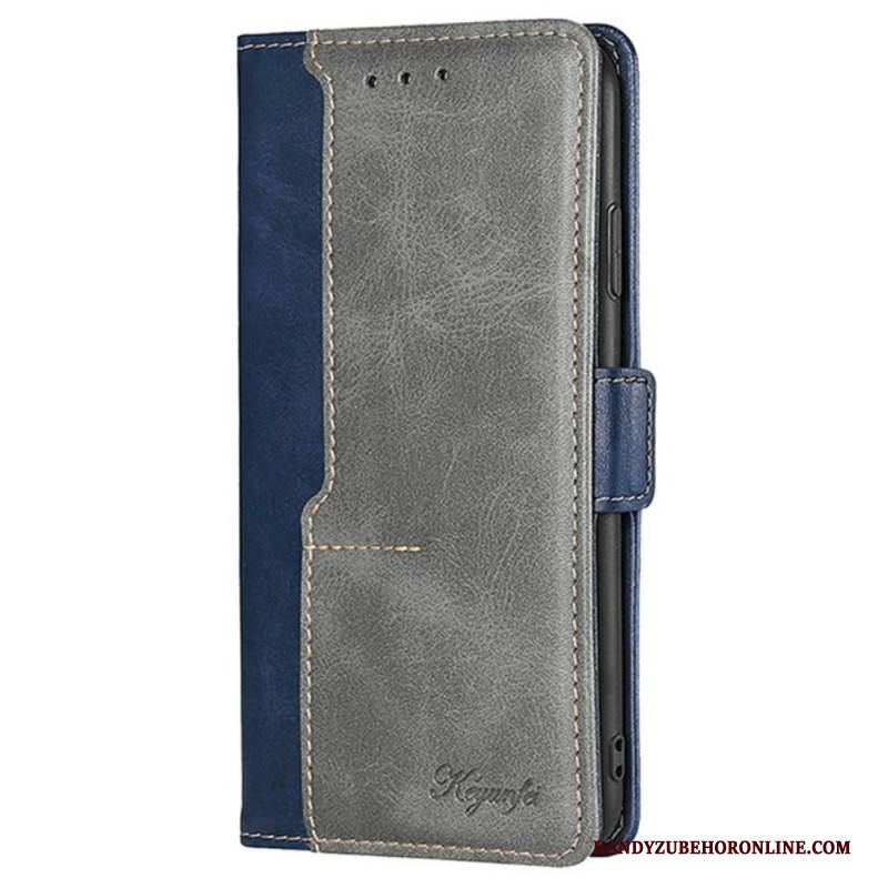 Lederhüllen Für Oneplus Nord 5 Zweifarbig