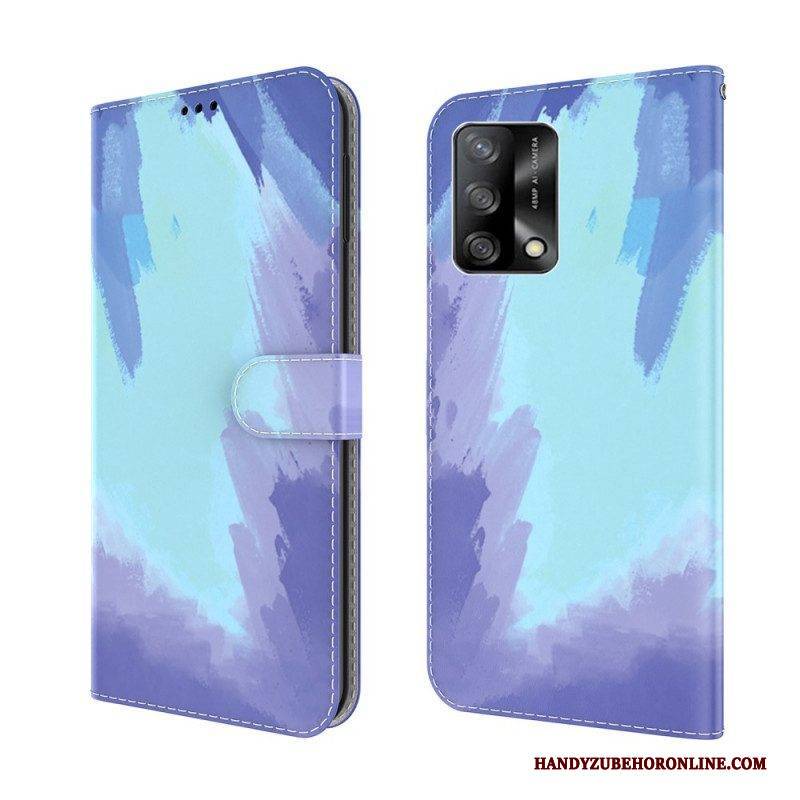 Lederhüllen Für Oppo A74 4G Aquarell