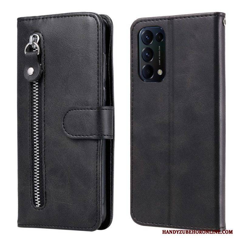 Lederhüllen Für Oppo Find X3 Lite Geldbörse