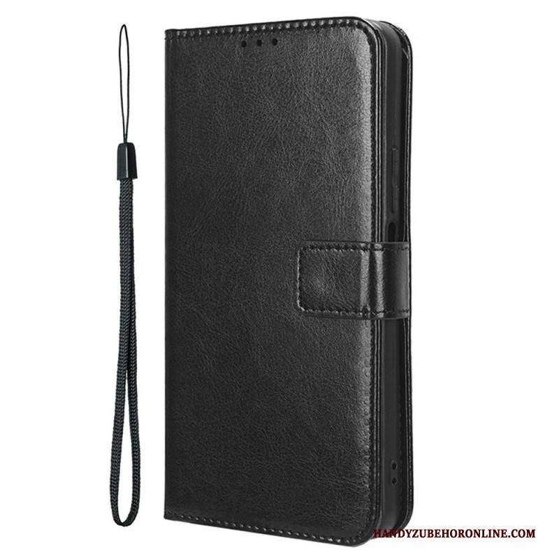 Lederhüllen Für Oppo Find X8 Glänzendes Kunstleder