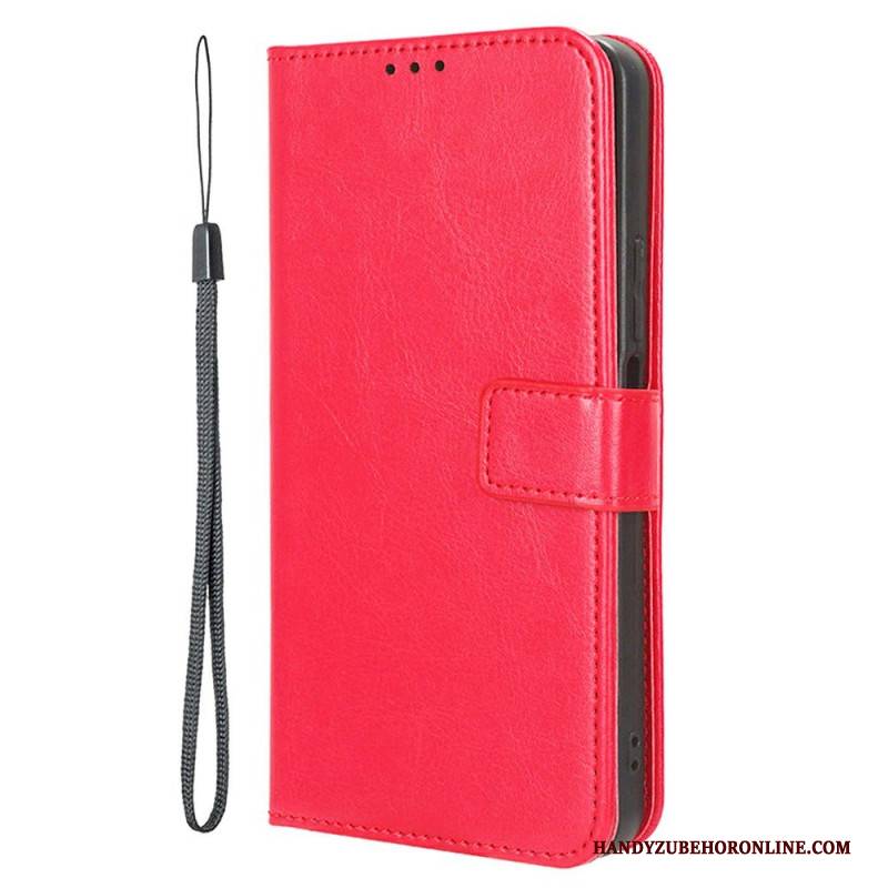 Lederhüllen Für Oppo Find X8 Glänzendes Kunstleder